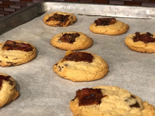 Candied Bacon Chocolate Chip Cookies